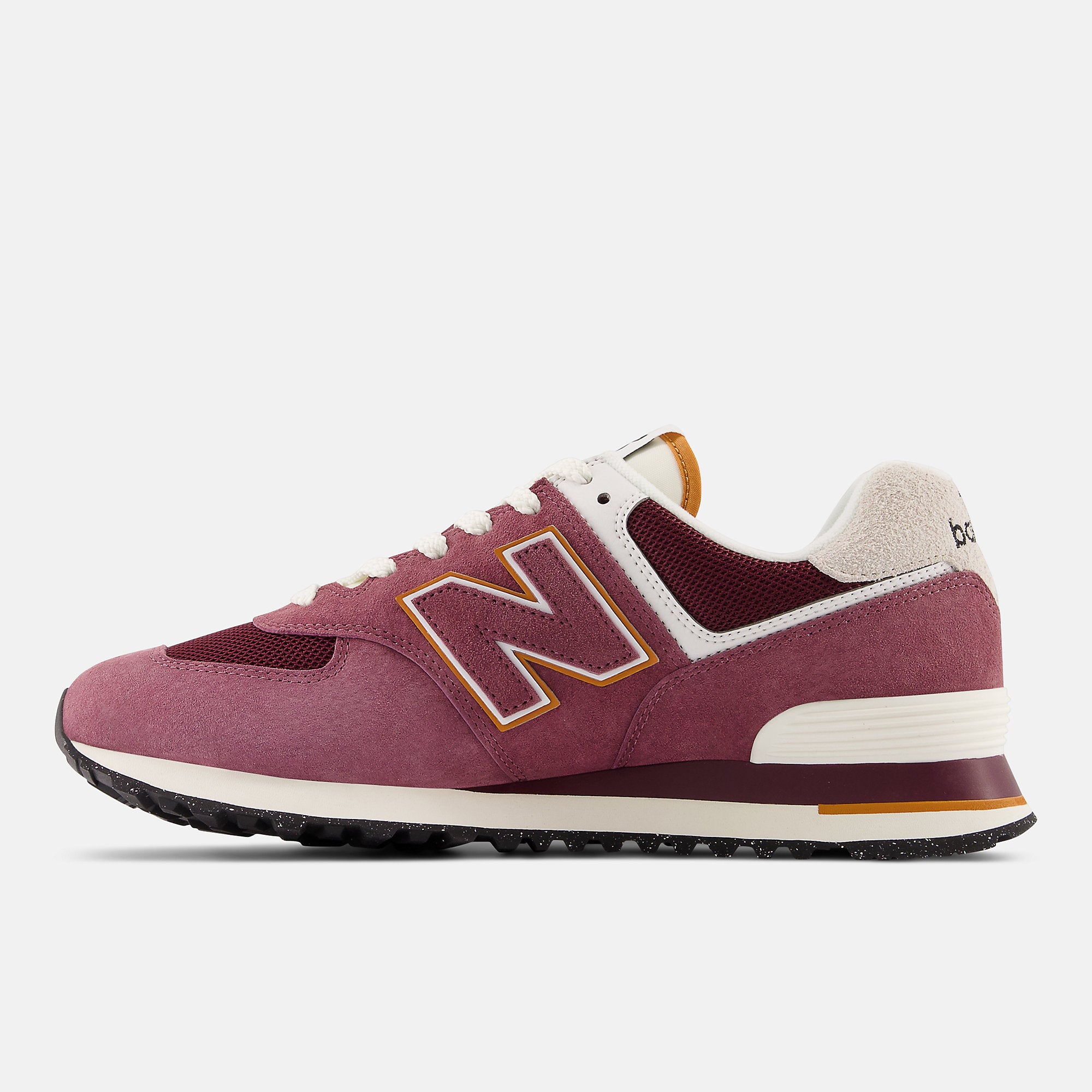 New Balance Mens 574 Fashion Trainers - Burgundy - The Foot Factory